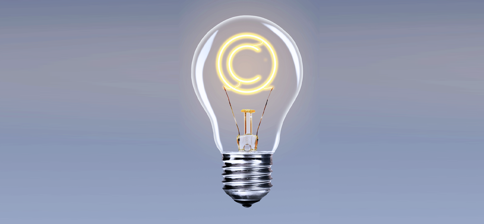 Light Bulb with Copyright